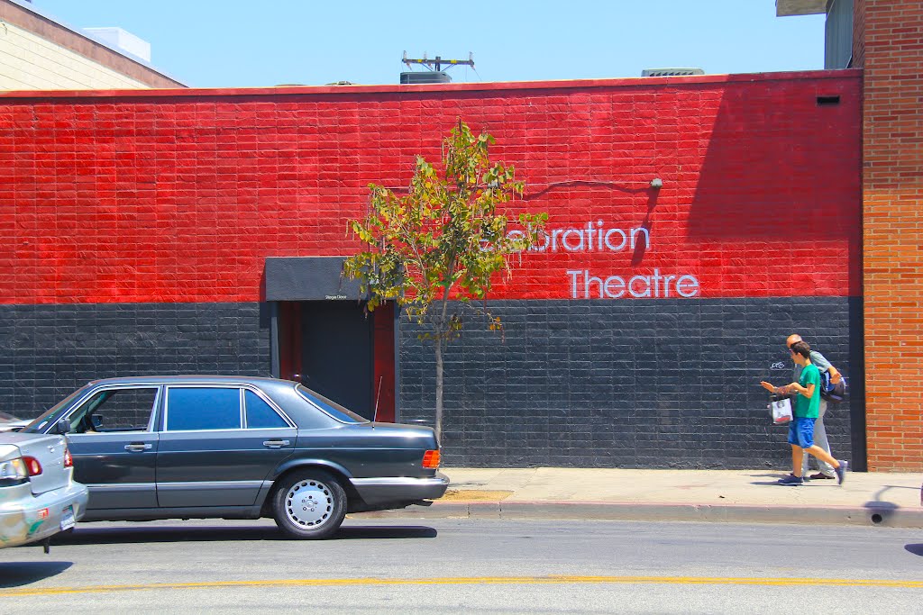 A theatre on Santa Monica Blvd, Weho, CA by MICHAEL  JIROCH  &  www.michaeljiroch.com