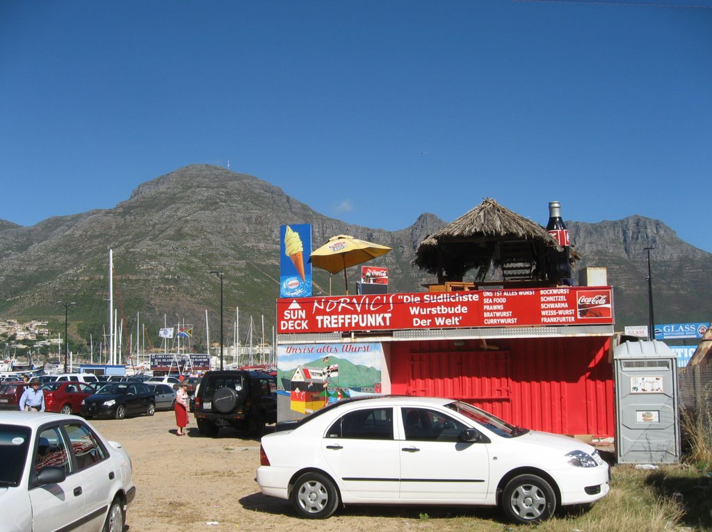 Germans sausage invasion: "The southernmost sausage stand of the world" - Hout Bay by legalalien