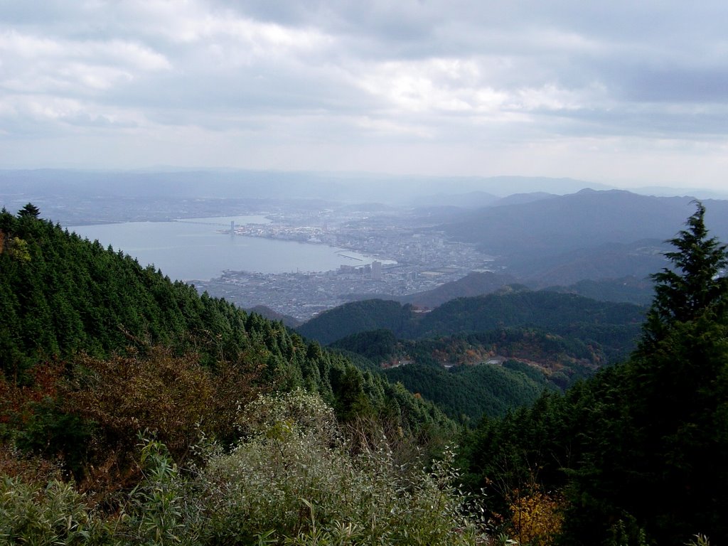 Biwako Hieizan kara (look from Hieizan to lake Biwako) 1.304 by daifuku