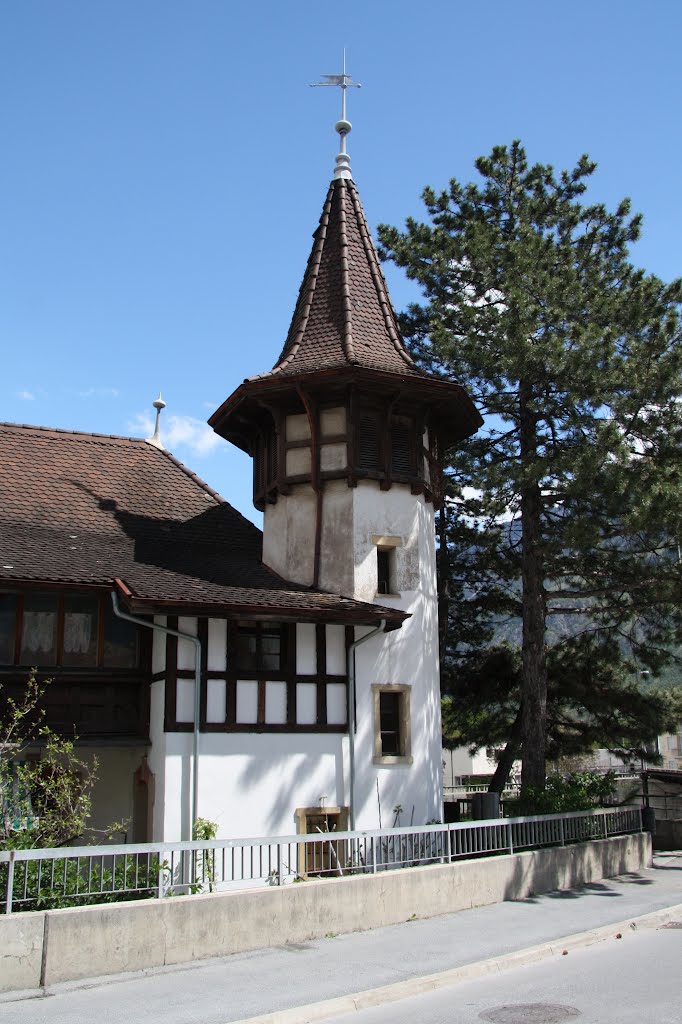 Sierre - Maison Papon - la tourelle by Charly-G. Arbellay