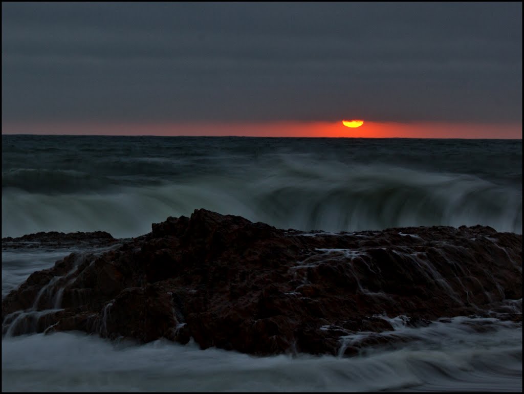 Sunset over Half Moon Bay by MaryYeWang