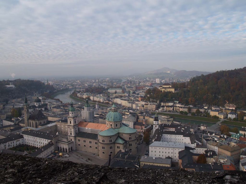 Salzburg from Castle HohenSalzburg by Stefano Papi