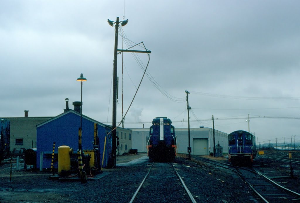 Boston and Maine Railroad Engine Service Area at Concord, NH by Scotch Canadian