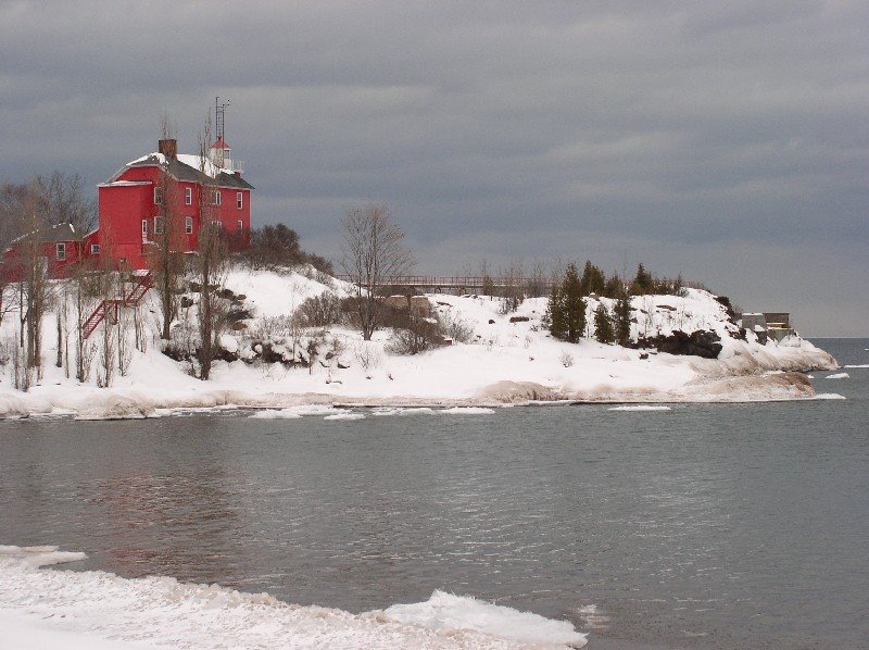 Lower Harbor Lighthouse by Brett Perucco