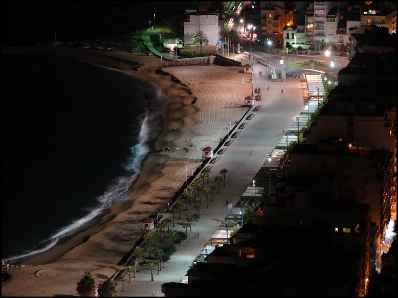 Blanes at night by Ermanec