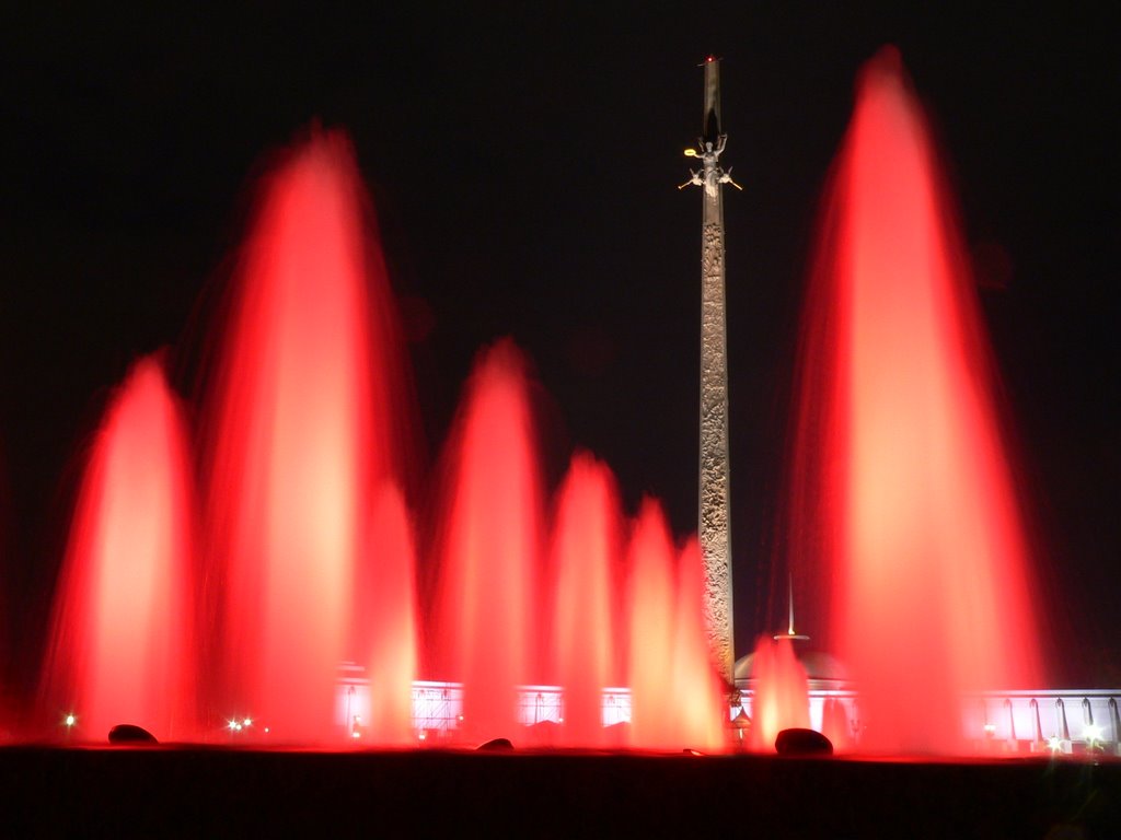 Fountains on Poklonnaya gora by kruass