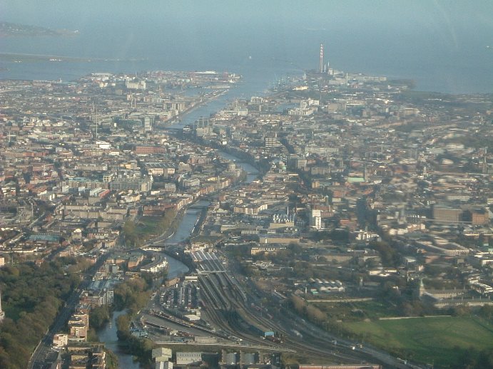 Aerial view, Dublin by MacHugh