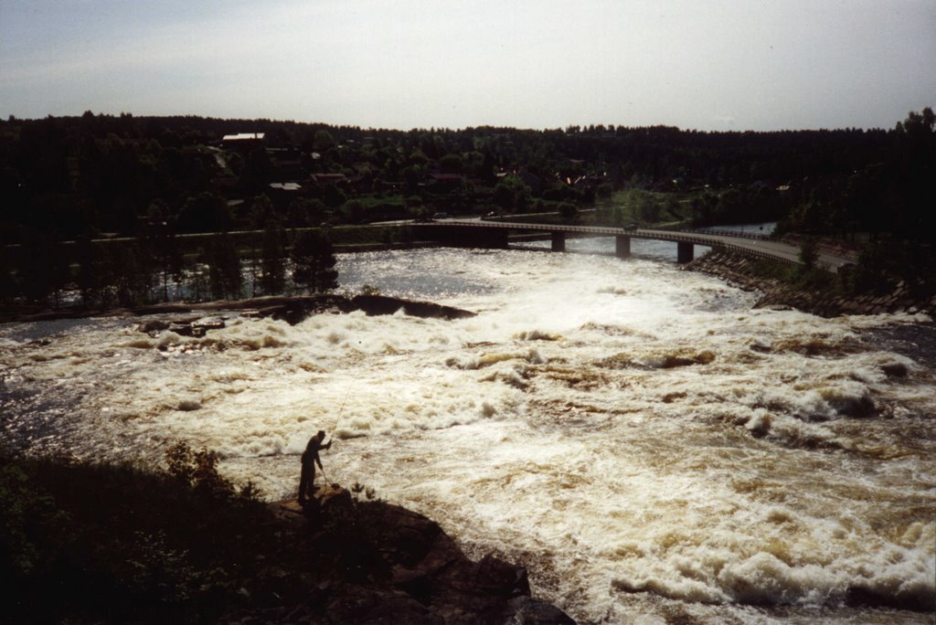 Kongsberg - Blick von Brücke by Nassenerfurther