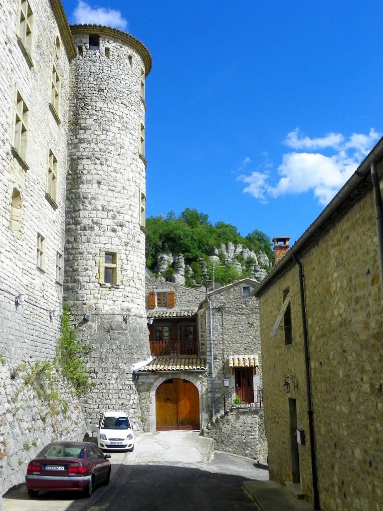 Vogüé - Rue du château qui longe le château by epaulard59