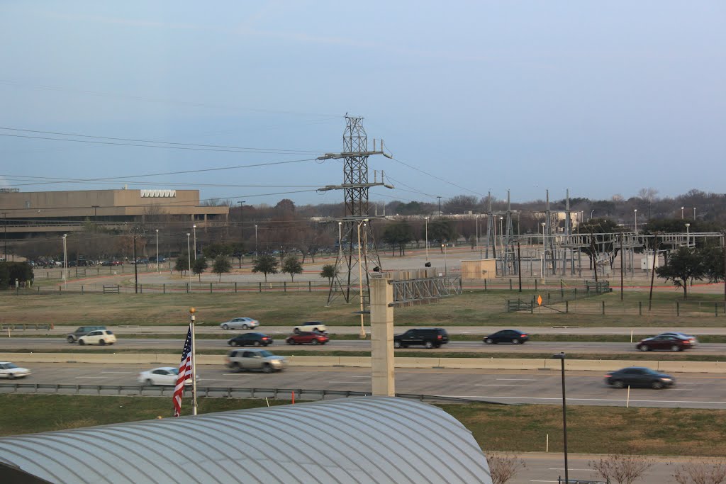 Electrical Substation and President George Bush Turnpike by Brian Zurita