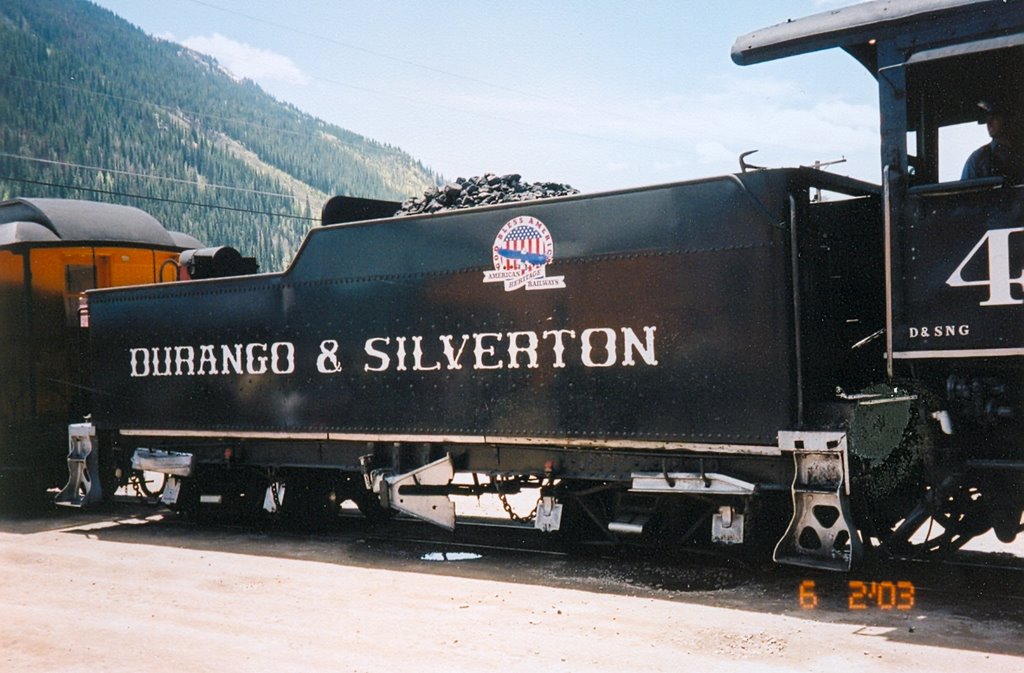 Durango Silverton Train in Silverton CO by BudinOK