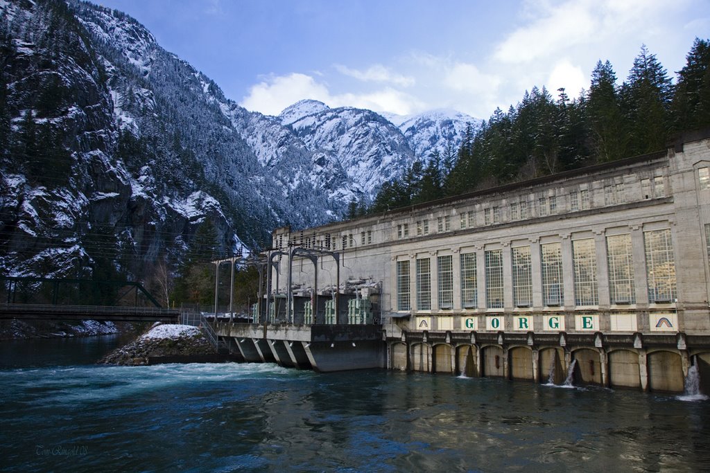 Newhalem Washingtons Gorge Powerhouse by Tom D Ringold