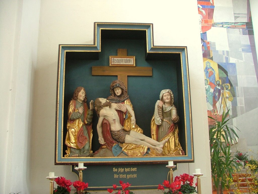 Hegge Kirche neugotische Pieta by Richard Mayer