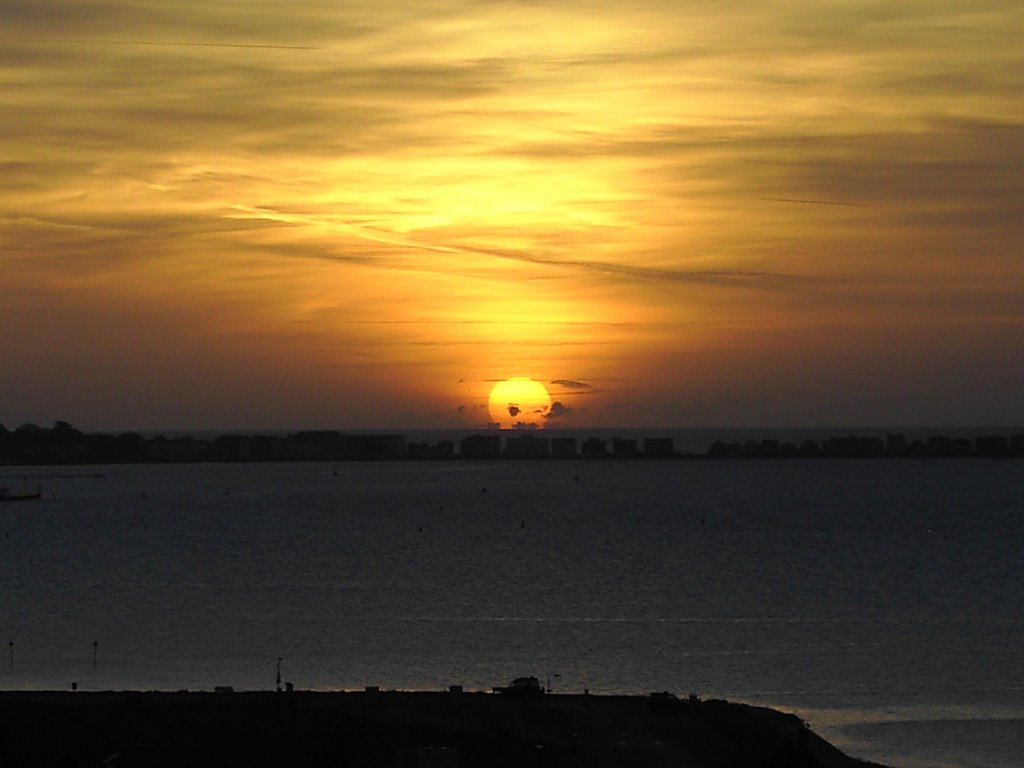 Sunrise,Sandbanks, Poole UK by bobaub