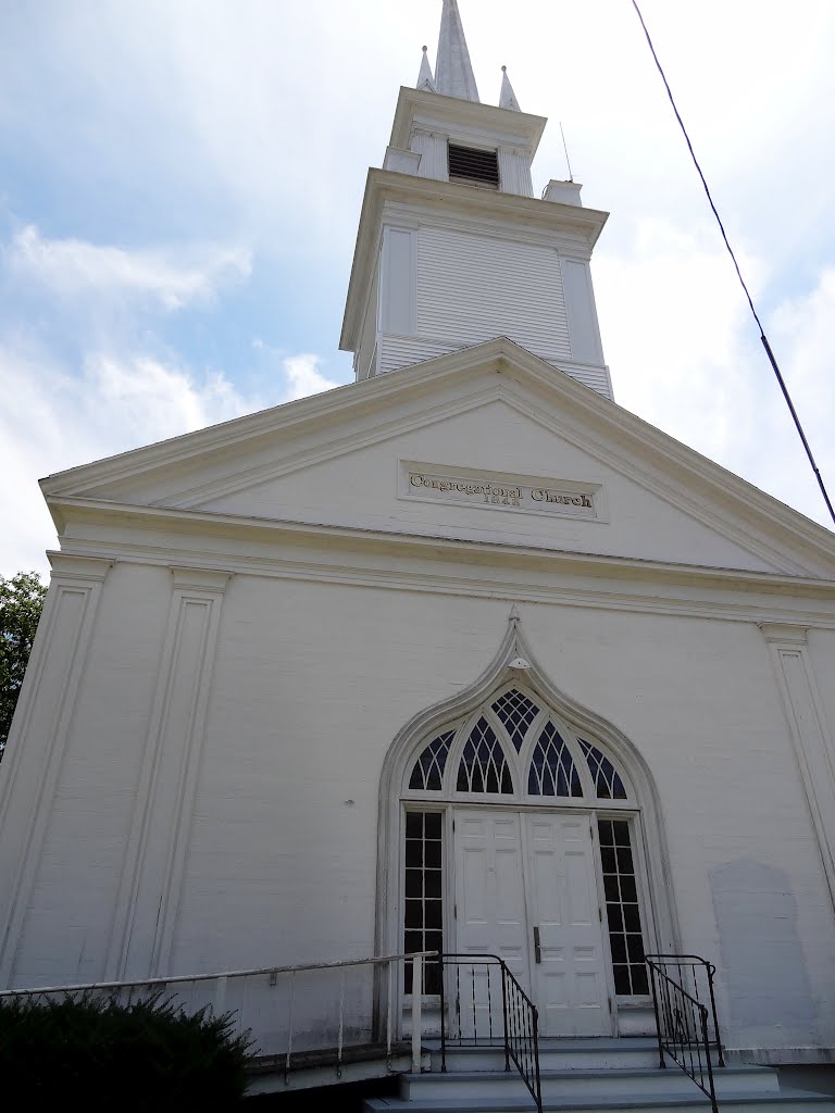 1843 Elijah Kellogg Congregational Church, Harpswell Maine by Taoab