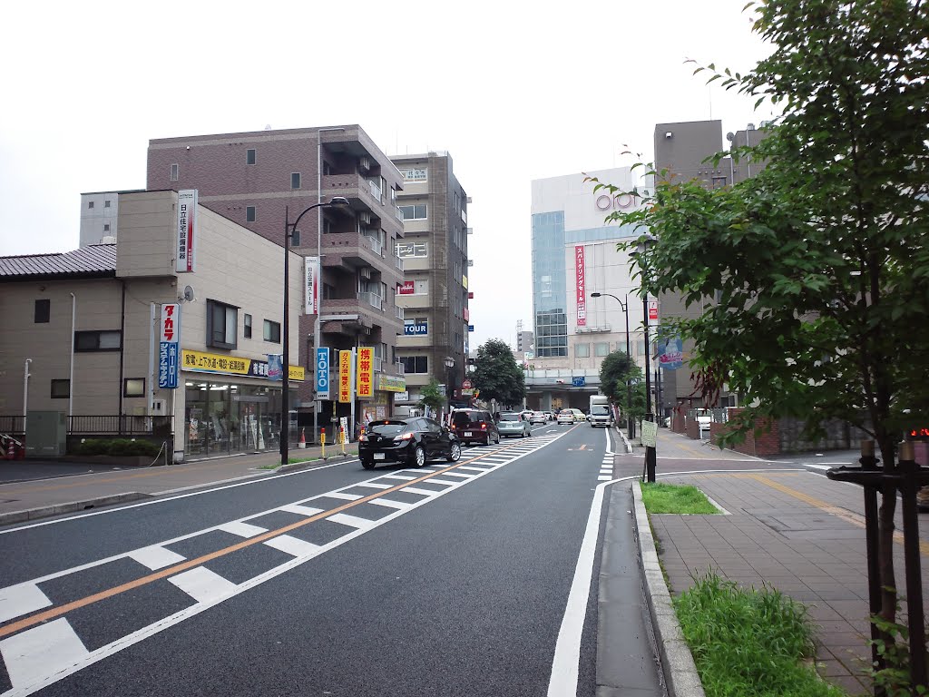 志木駅へ続く道路 by kasuga