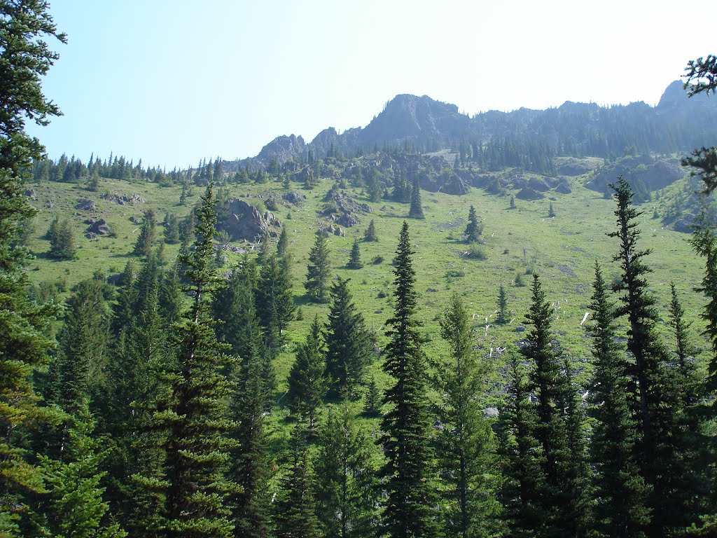 SB-17G Impact Area was on this ridge by Josh Kaiser