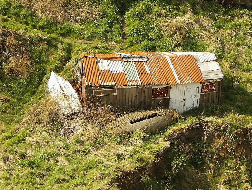 STAITHES SHED by A.SKINNER