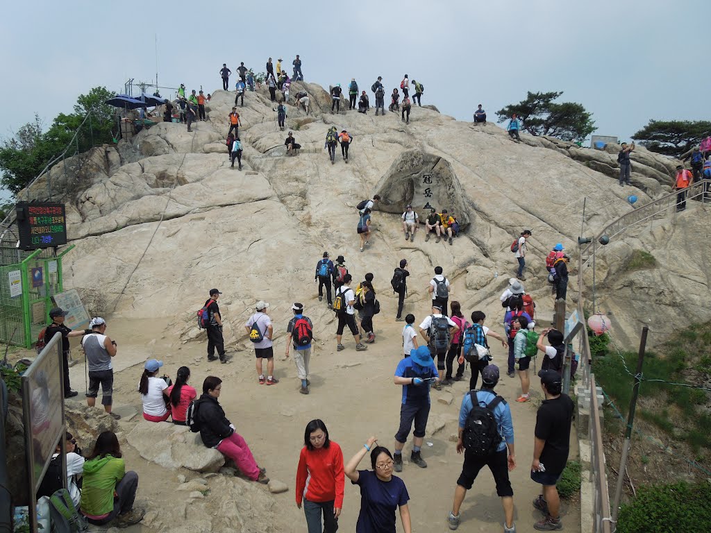 Top of Mt. Gwanak 관악산 정상 by plumgarden