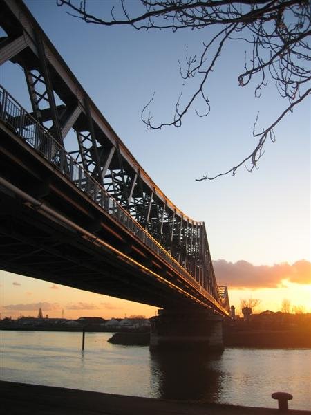 Rouen : rail bridge by jan wikramaratna