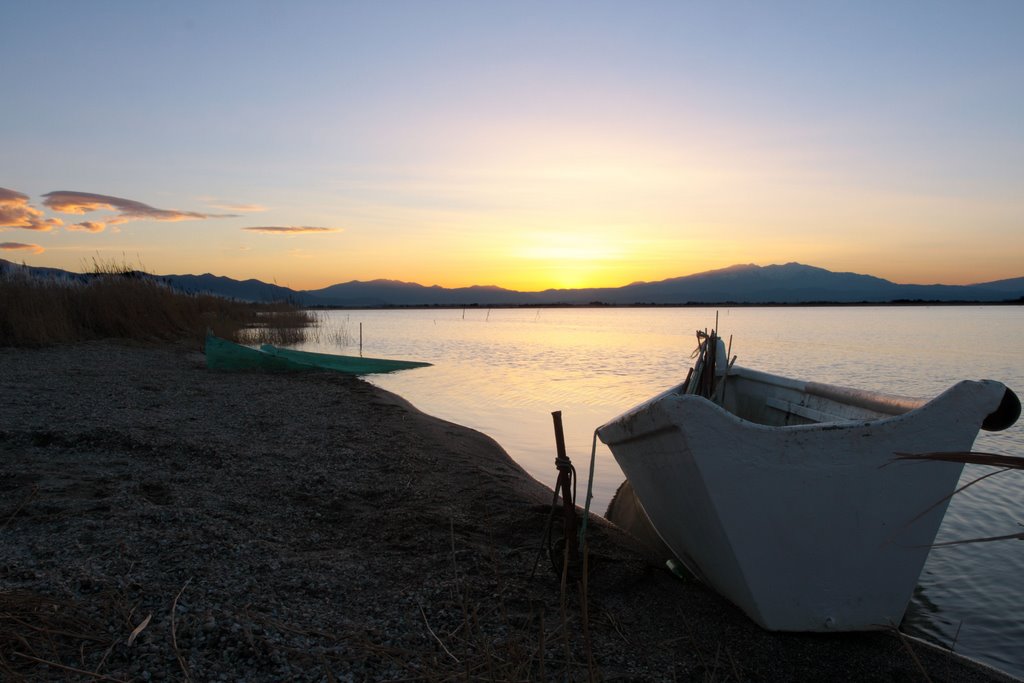 Couché de soleil sur l'étang de Canet by Bruno_1977