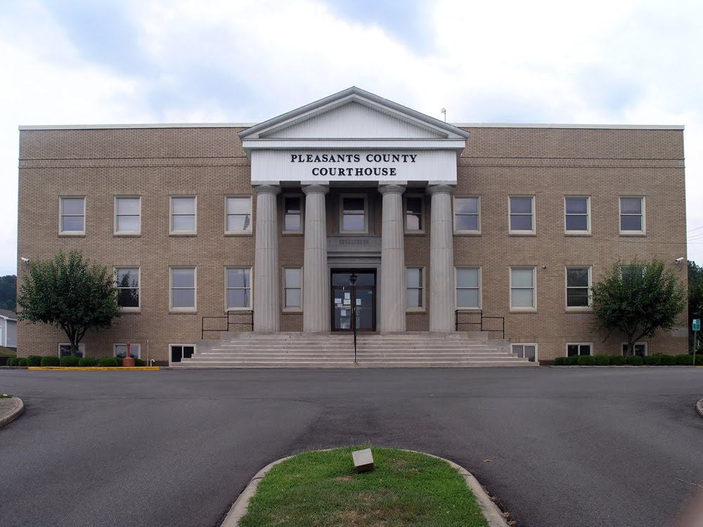 Pleasants County Courthouse - St. Marys, West Virginia by Mike Bechtol