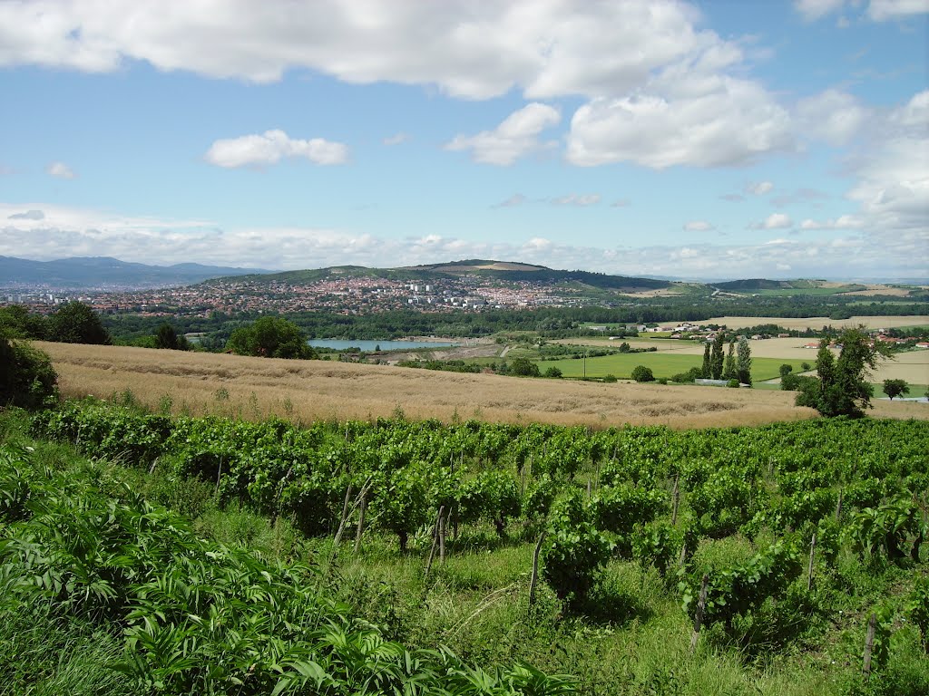 Cournon d"Auvergne vu de la route de La Roche Noire by Vicaur63