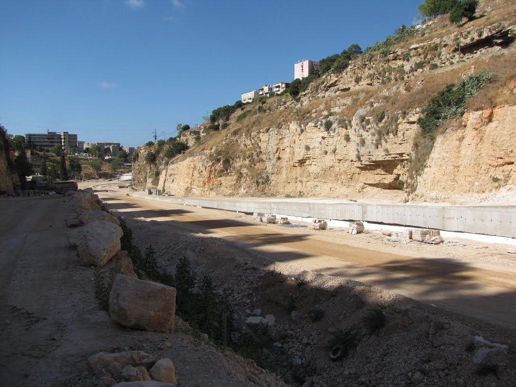 Haifa, a new road bridge the Grand Canyon compound falling downtown 14 ,Israel by Kobi Zilberstein