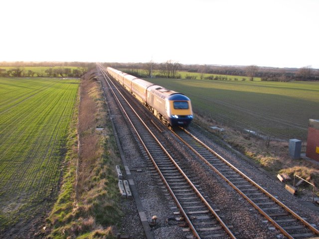 Evening train by Phil Bunce