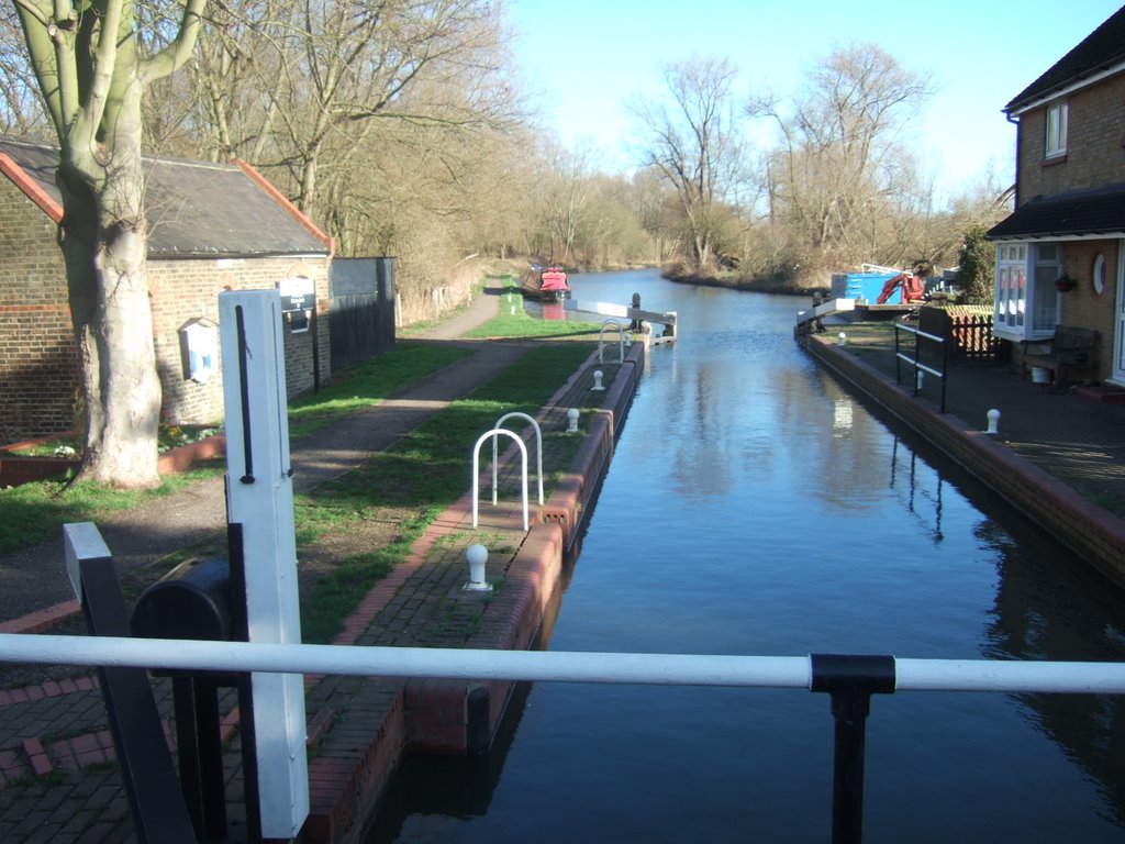 Roydon Lock, River Stort, Roydon by Severous