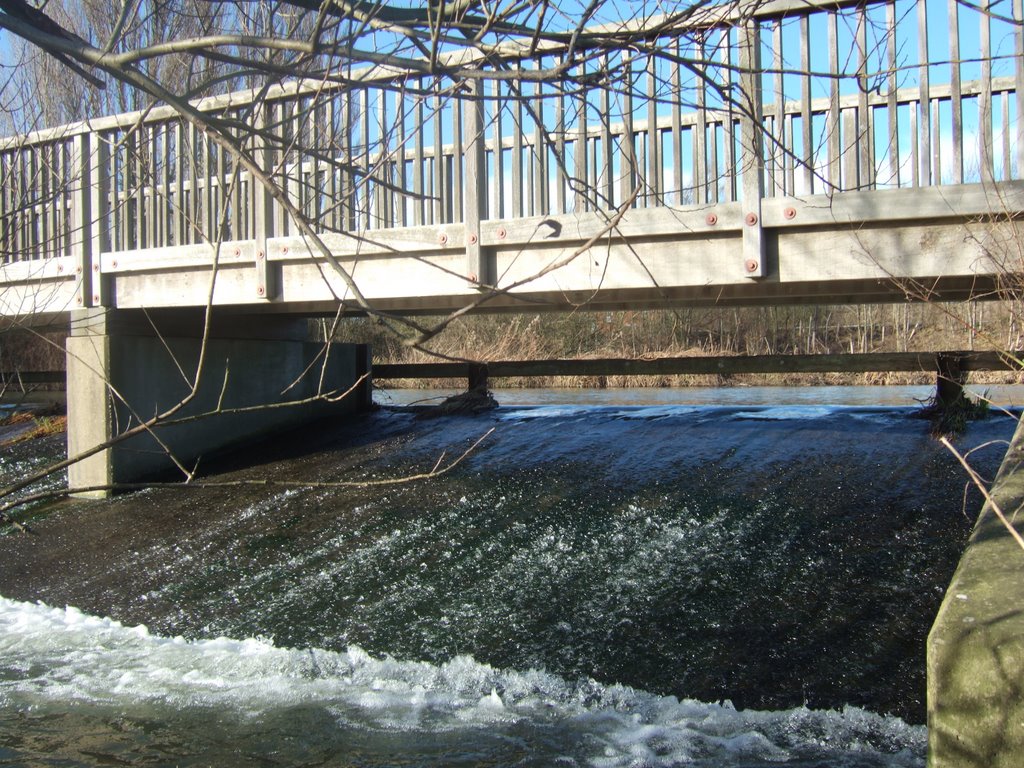 Hunsdon Weir, River Stort, Near Harlow by Severous