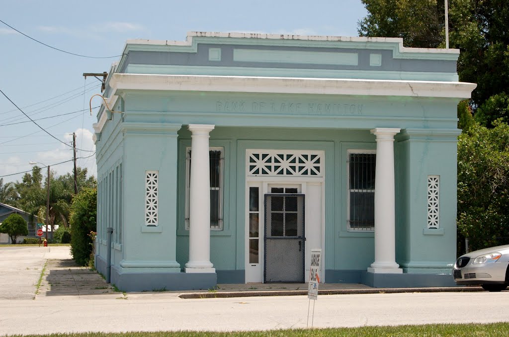 Former Bank of Lake Hamilton Building at Lake Hamilton, FL by Scotch Canadian