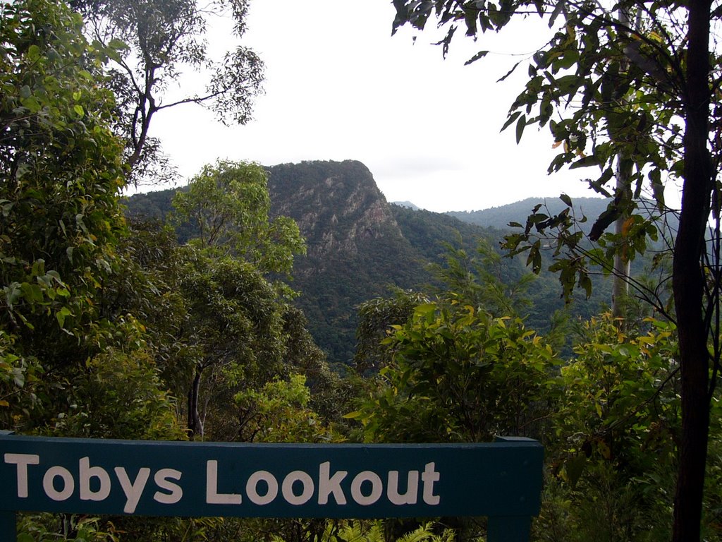 Glacier Rock from Toby's Lookout on the other ridge surrounding Stoney Creek by walterhellmut