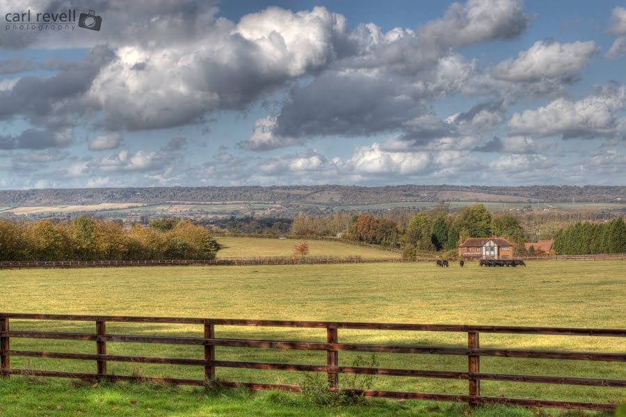 The North Downs from Barming, Kent by Sprogz