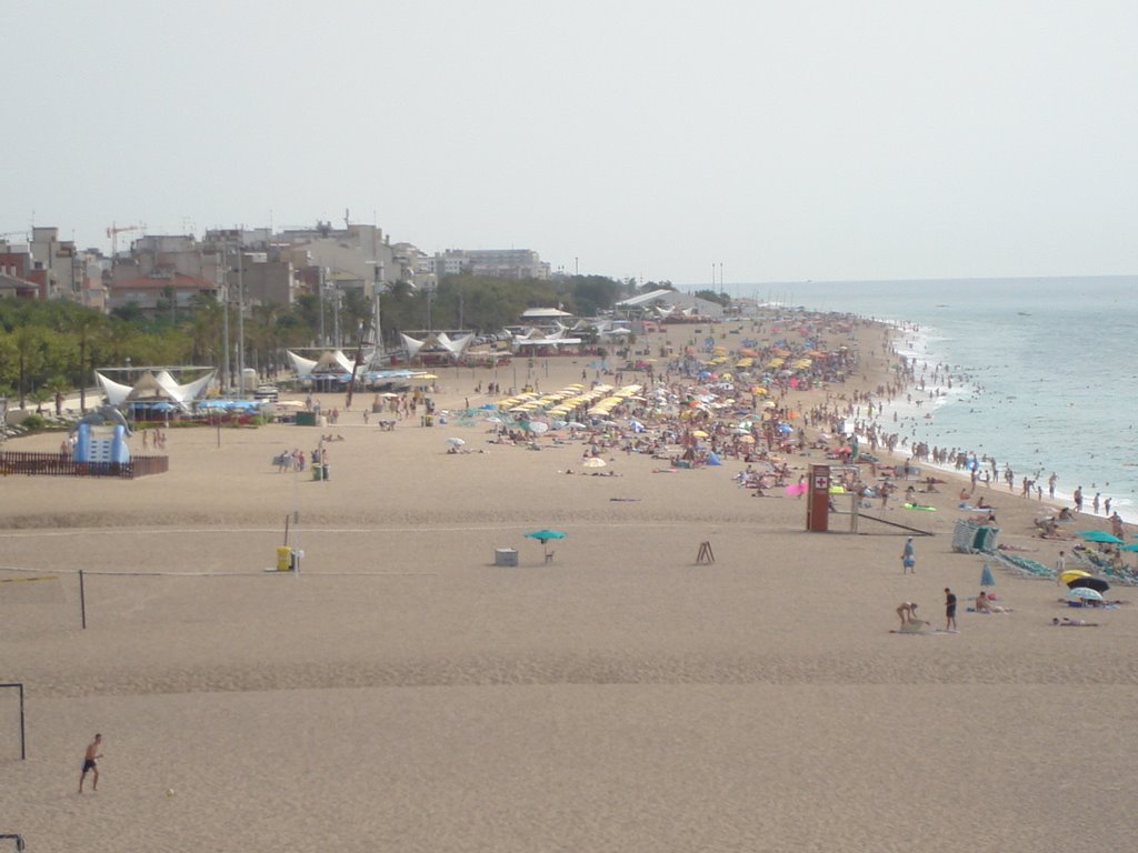 Calella beach,Costa brava./August 2007. by james.f.