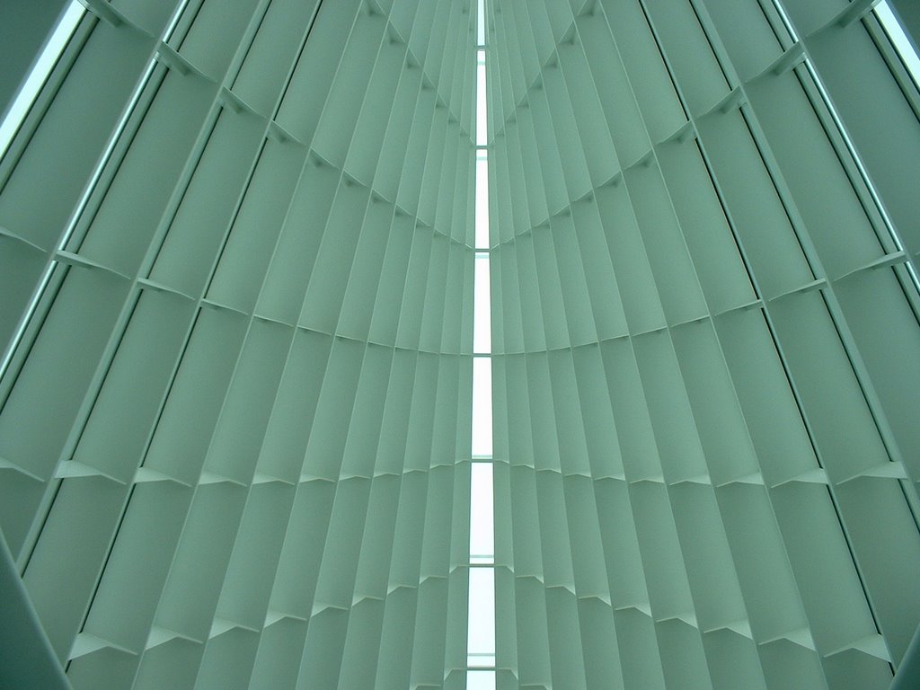 Inside the Calatrava addition at the Milwaukee Art Museum by Augie Ray