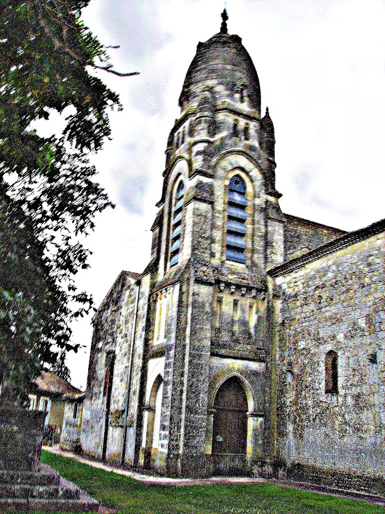 Pellegrue- Eglise St-André by Spaniel 33