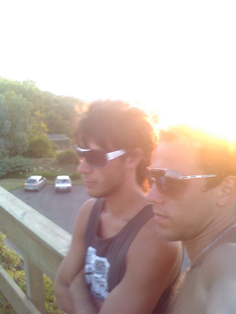 Charly y yo cerca de Punta Ballena, a 8km de Punta del Este by raulcmg