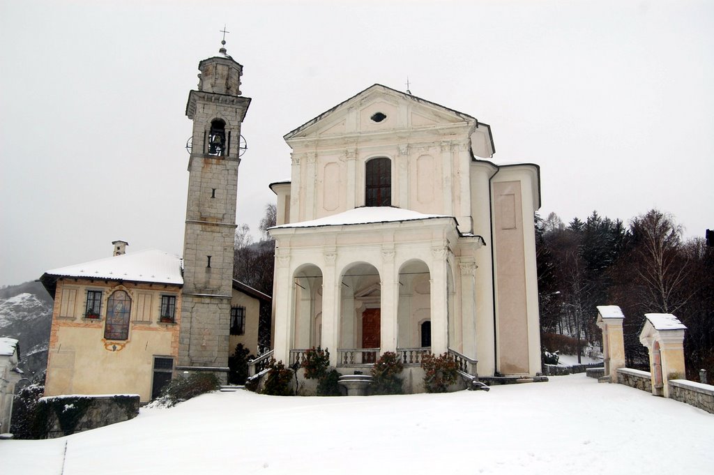 Santuario di ( Boleto V.b con la neve ) by ermitri