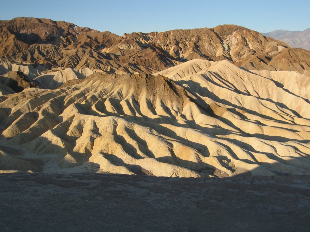 Sunrise at Zabriskie Point (This view is actually facing to the south of it) by bikecam