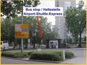 Airport-Shuttle-Express, Haltestelle Essen, Freiheit by maicher