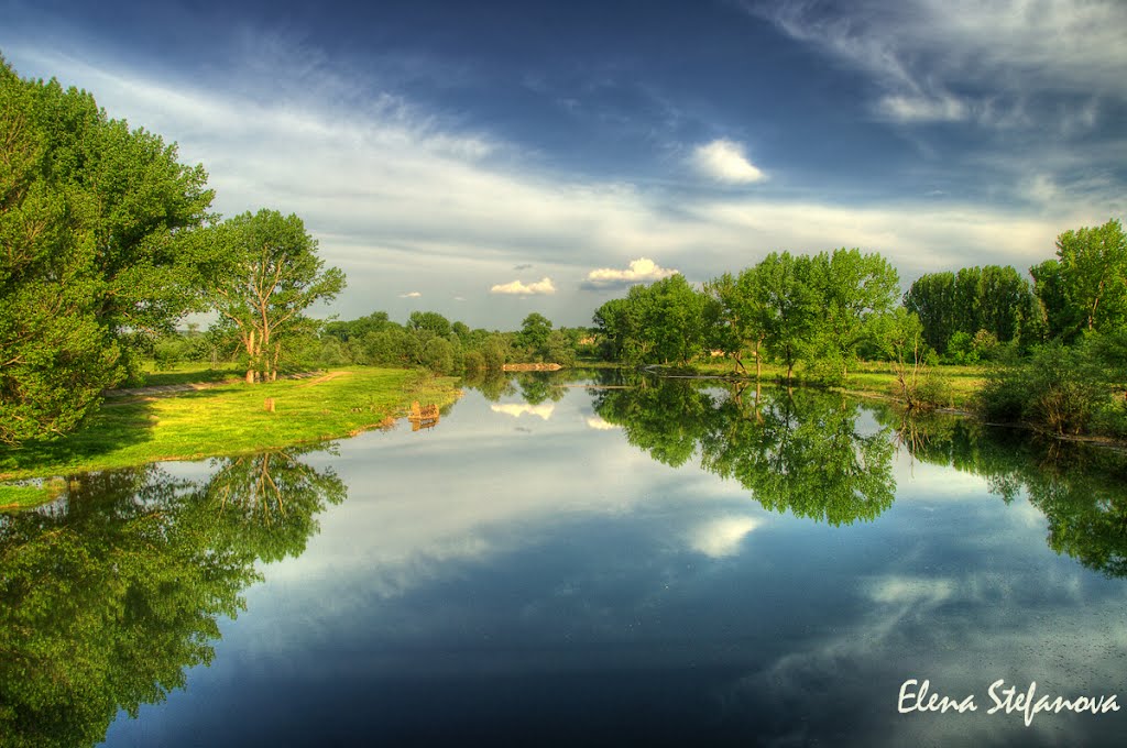 Река Росица край Бяла черква / Rositsa river near Bjala cherkva village by Elena Stefanova