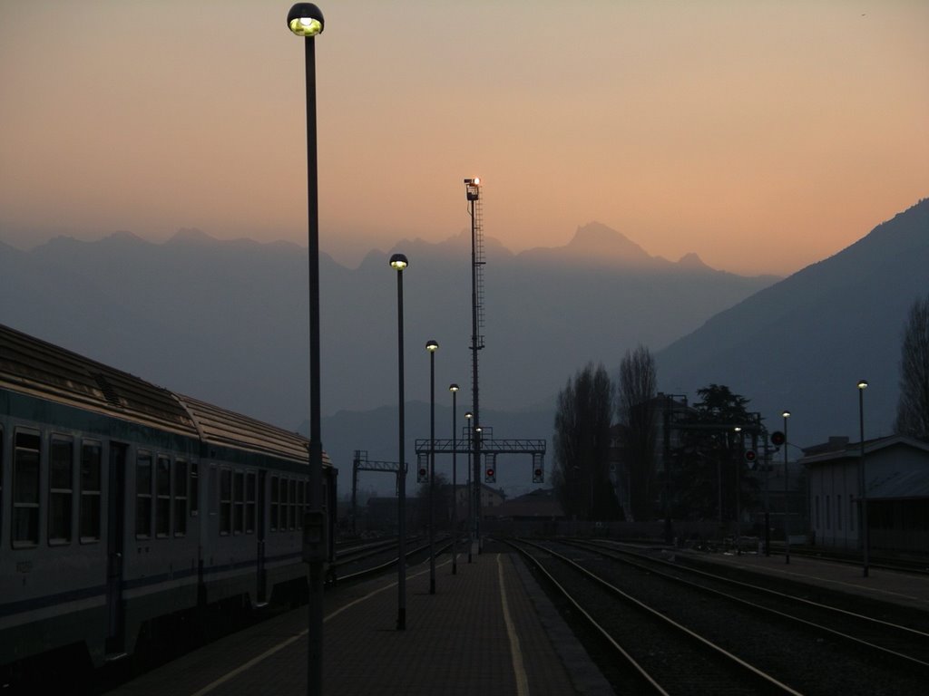 Aosta station in the evening by thearnie