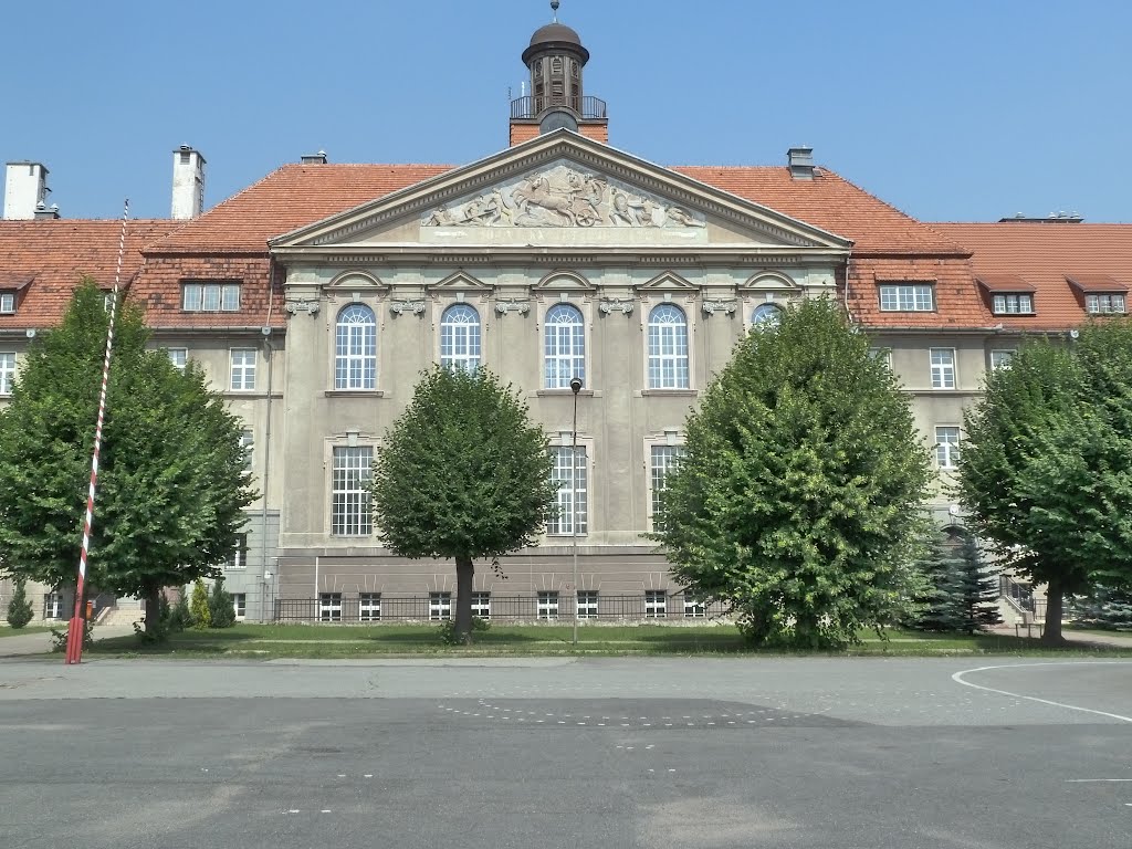 Poland, Zabkowice Slaskie, old military school by aurorajolanda - NO VIEW!