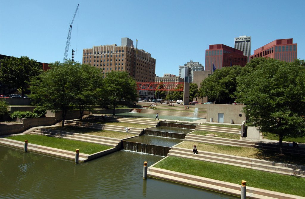 Gene Leahy Mall by Omahaimages