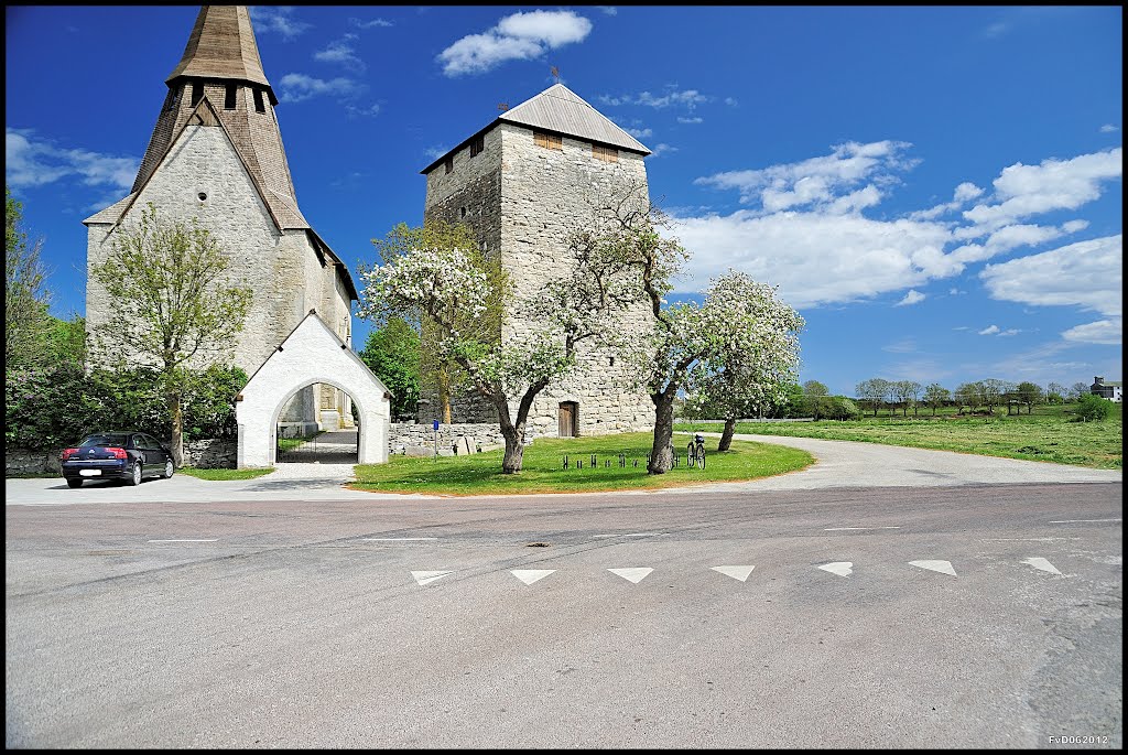 Sweden; Gotland, Gammelgarn by F. van Daalen