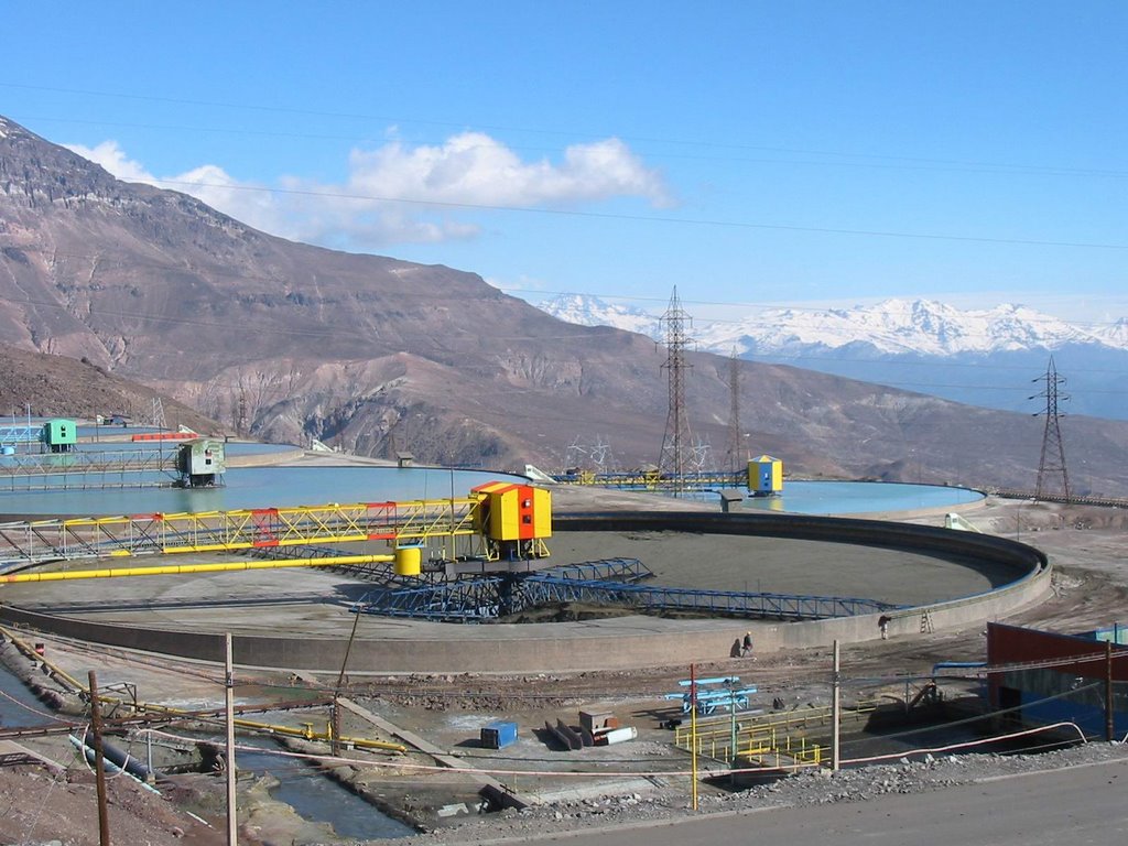 Chile, CODELCO El Teniente Tailings Thickener by baerchmann