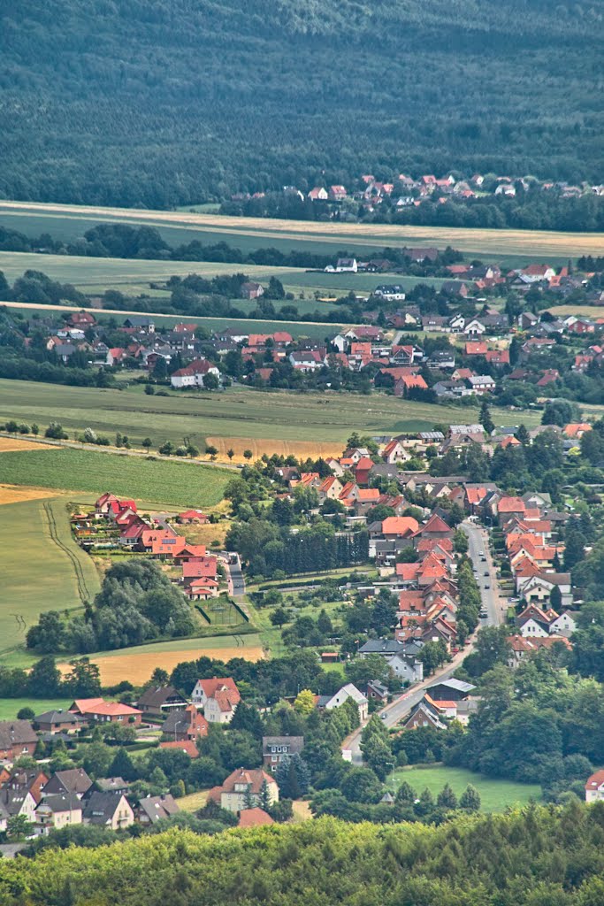 Blick auf Buchholz vom Klippenturm by audianer