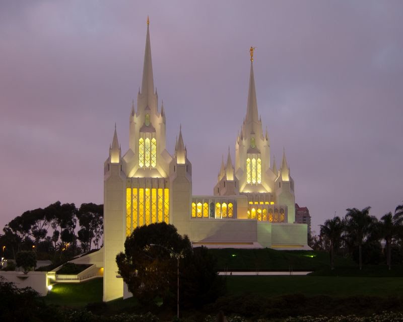 San Diego Temple by Aaron Nuffer