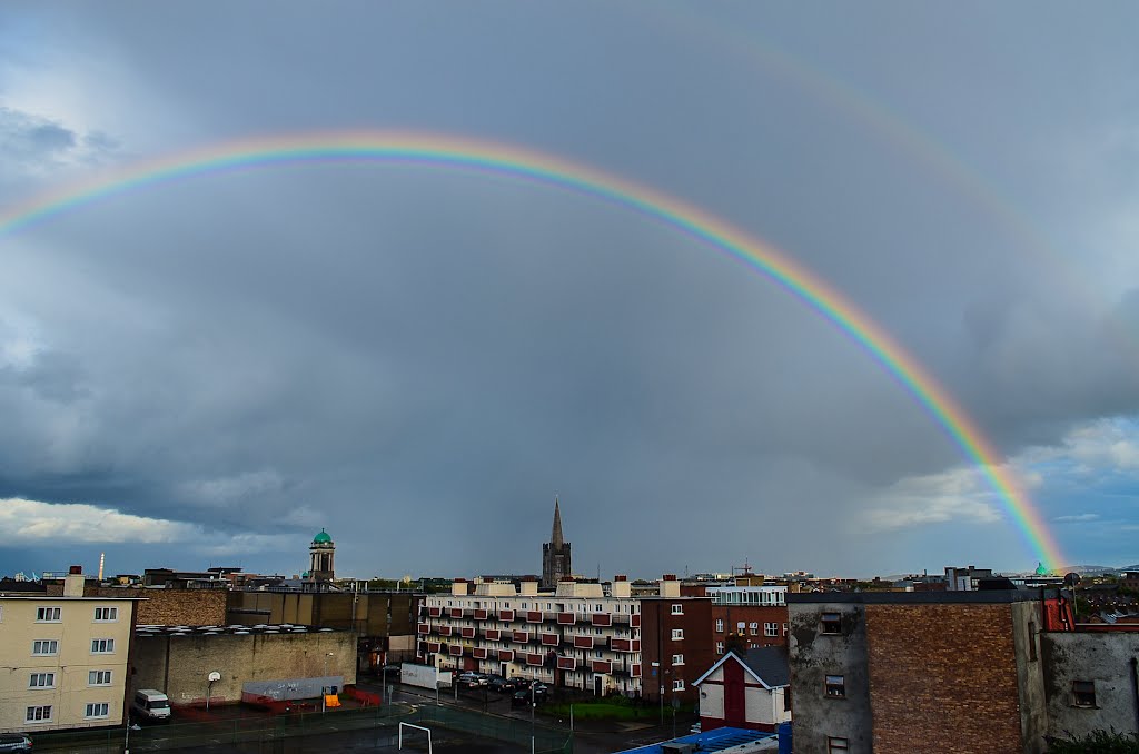 Double Rainbow in Dublin by Juno Bengochea